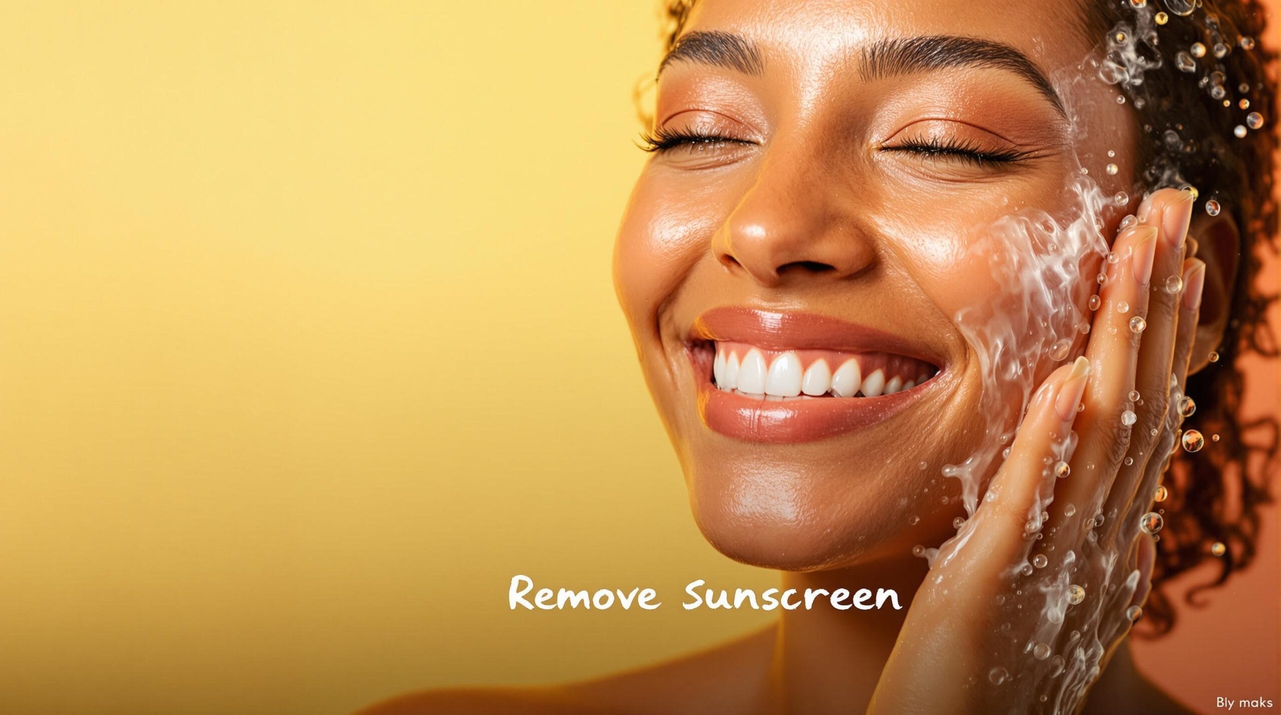 How To Remove Sunscreen From Face