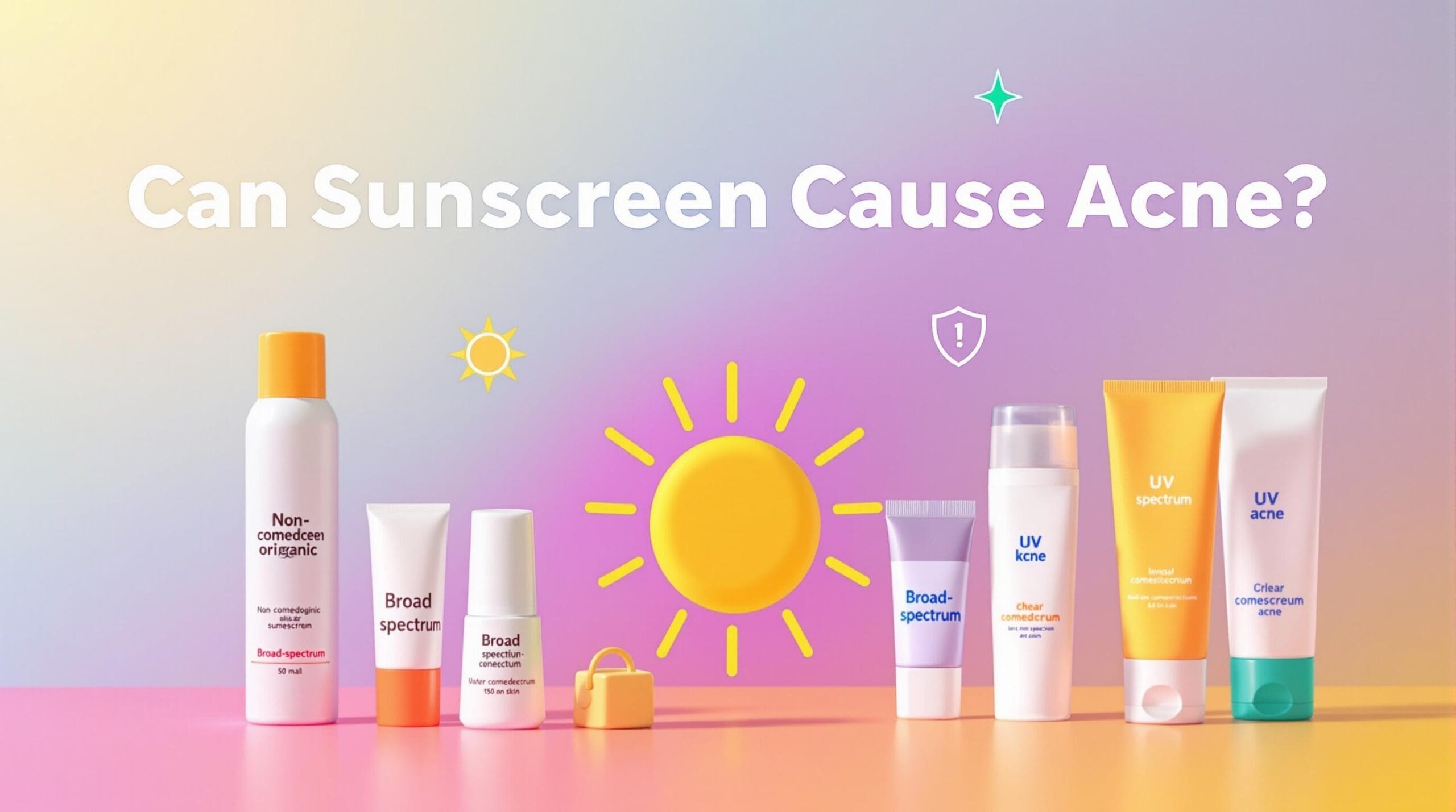 can sunscreen cause acne