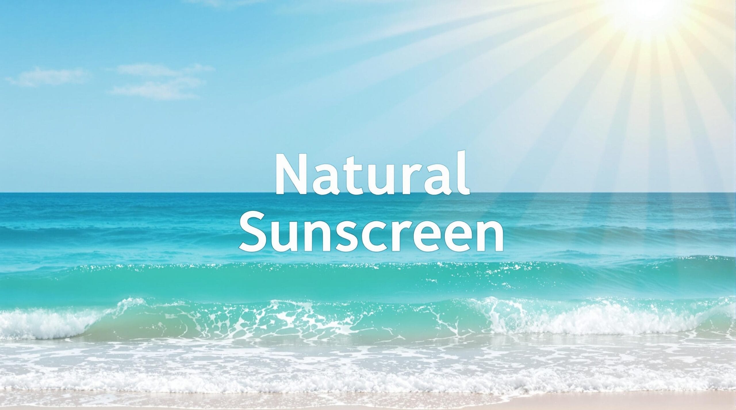 what is a natural sunscreen